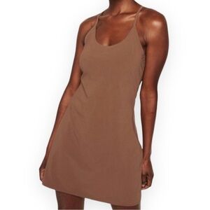 FINAL PRICE Outdoor Voices The Exercise Dress Coco Brown Size Large
